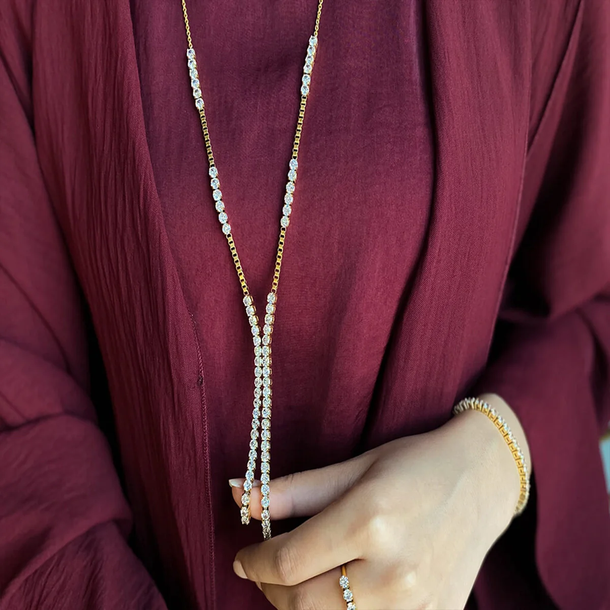 Tennis / Necklace Gold - Image 6