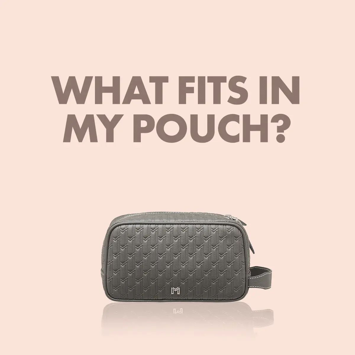 Travel Pouch Grey / Silver - Image 9