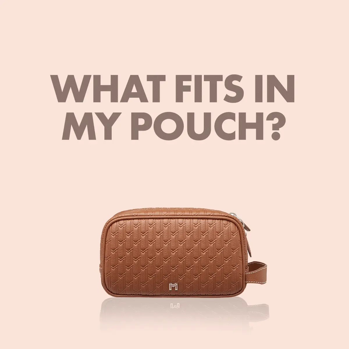 Travel Pouch Tan / Silver - Image 10