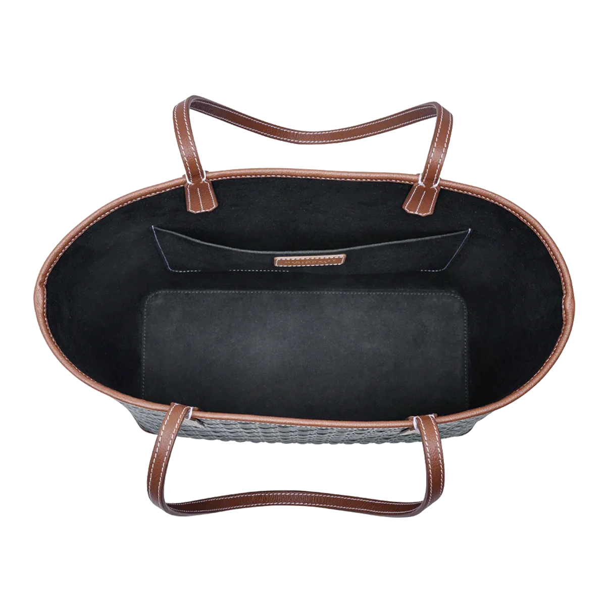 Travel Tote / Black and Tan - Image 3