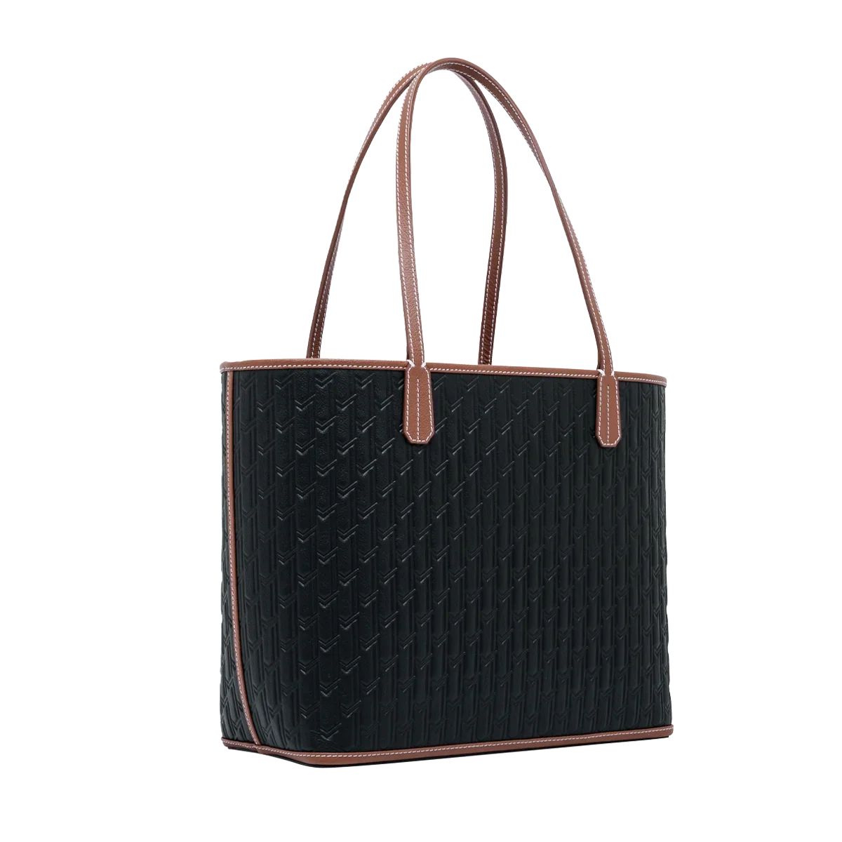 Travel Tote / Black and Tan - Image 4