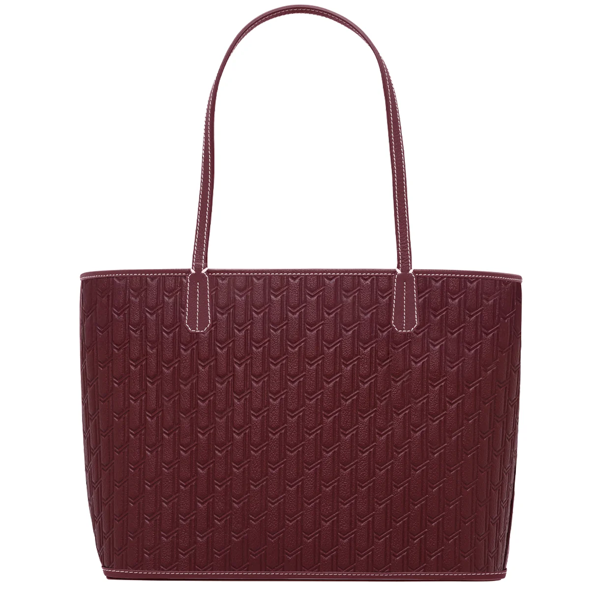 Burgundy Travel Tote / Mini tote / Long Wallet / Mini Wallet - Gift Set - Image 3