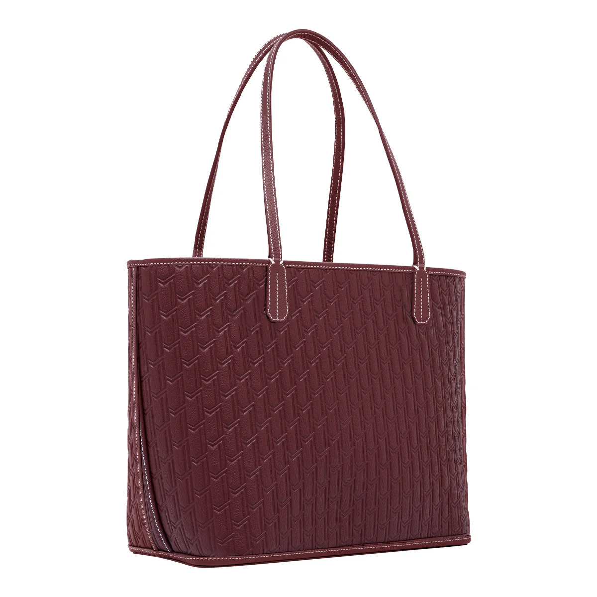 Burgundy Travel Tote / Mini tote / Long Wallet / Mini Wallet - Gift Set - Image 4