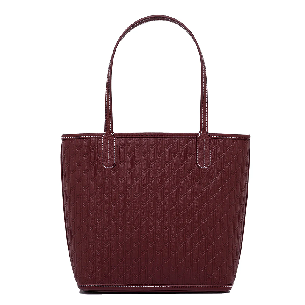 Burgundy Travel Tote / Mini tote / Long Wallet / Mini Wallet - Gift Set - Image 5