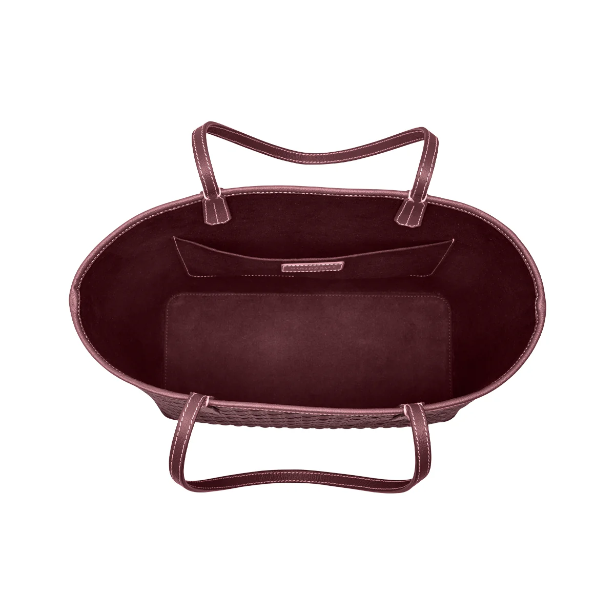 Burgundy Travel Tote / Mini tote / Long Wallet / Mini Wallet - Gift Set - Image 6