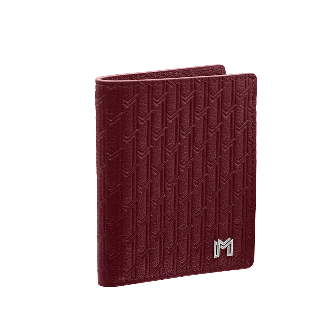 Burgundy Travel Tote / Mini tote / Long Wallet / Mini Wallet - Gift Set - Image 9