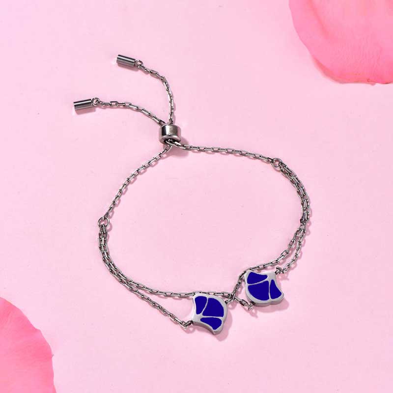 Tulip / Bracelet Blue Silver - Image 3