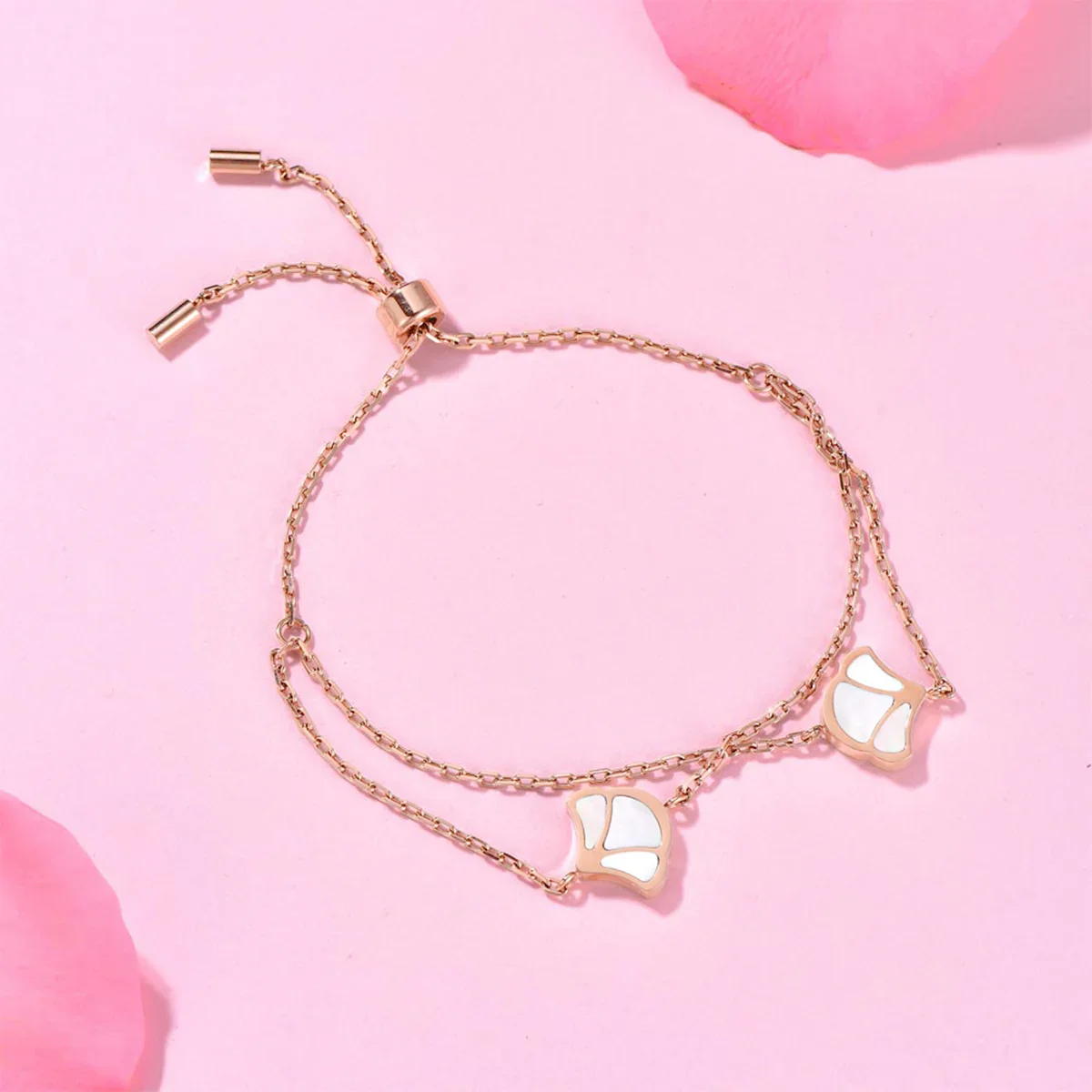 Tulip / Bracelet Pearl Rose Gold - Image 3