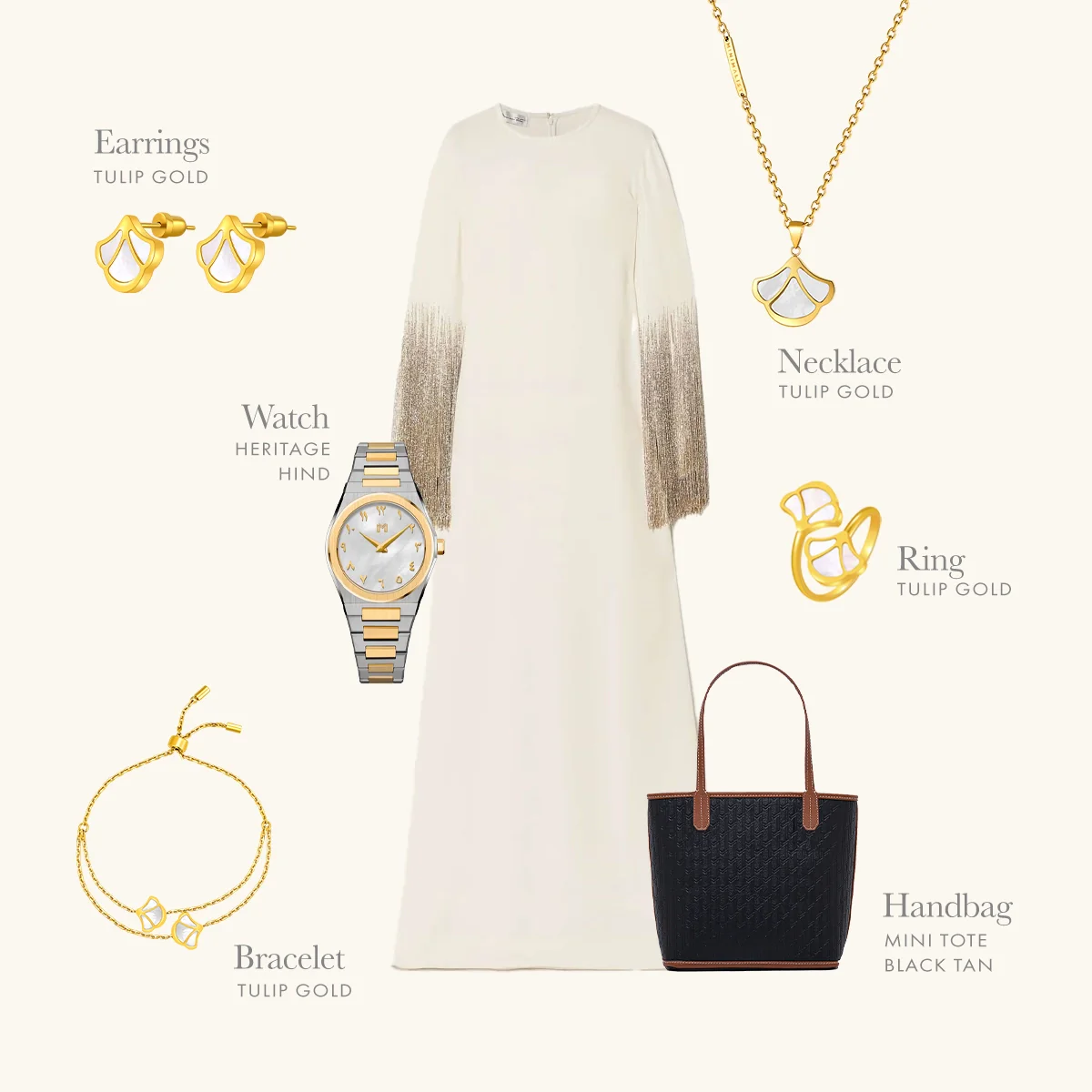 Tulip / Set Pearl Gold - Image 12