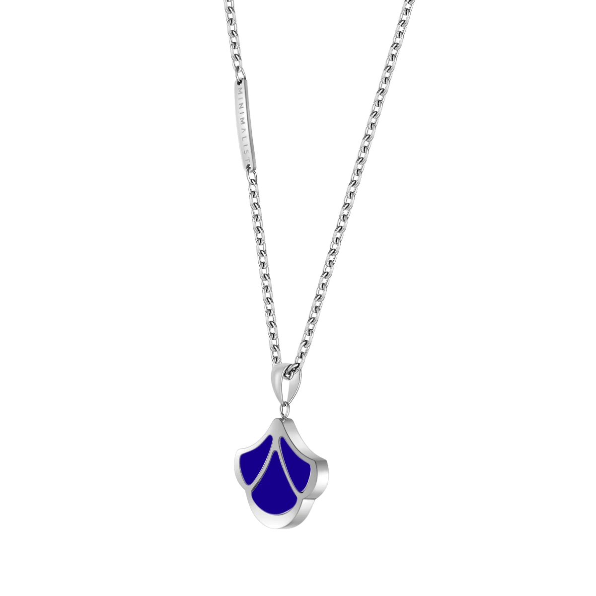 Tulip / Necklace Blue Silver - Image 2