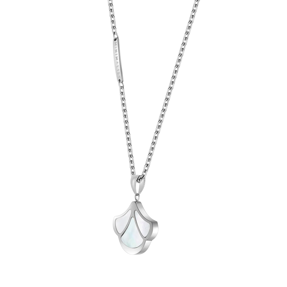 Tulip / Necklace Pearl Silver - Image 2