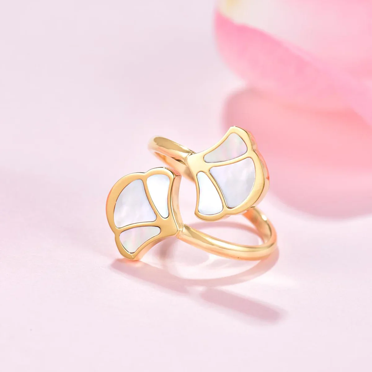 Tulip / Ring Pearl Gold - Image 2