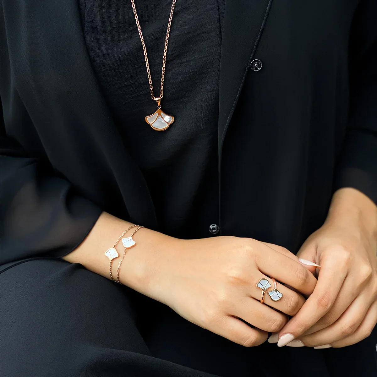 Tulip / Set Pearl Rose Gold - Image 12