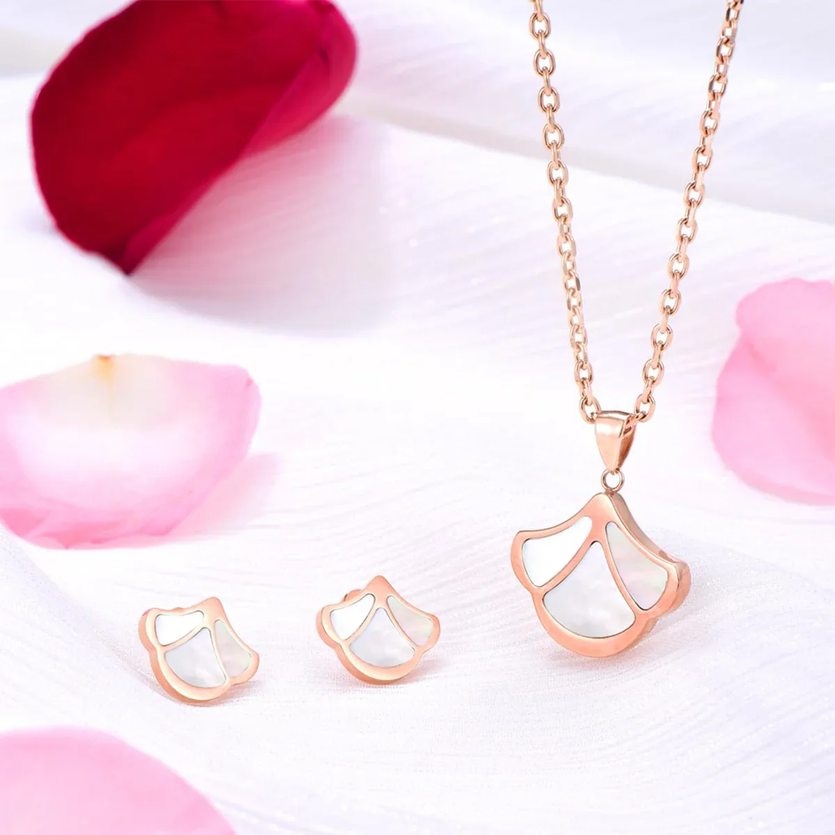 Tulip / Set Pearl Rose Gold - Image 8