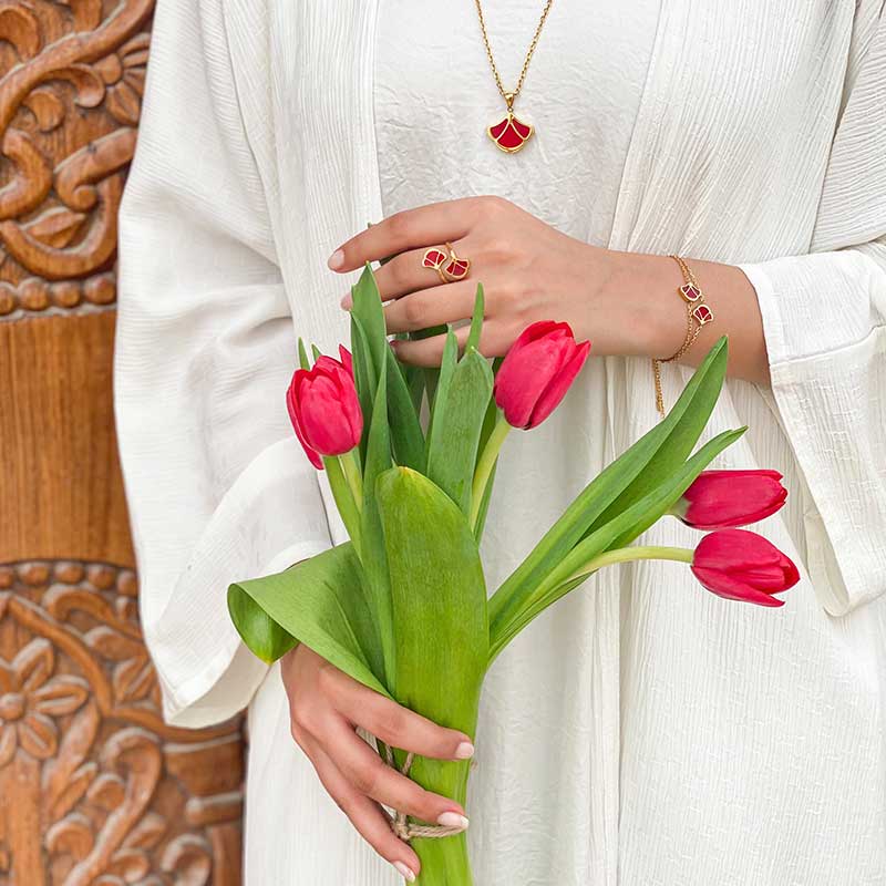 Tulip / Set Red Gold - Image 7