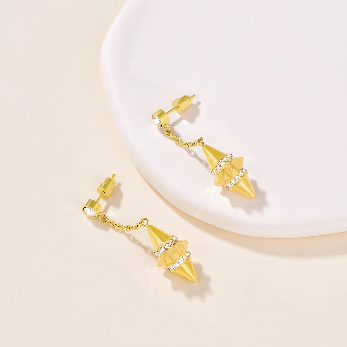 Turath / Earrings Gold - Image 4